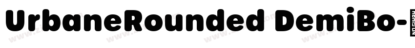 UrbaneRounded DemiBo字体转换 UrbaneRounded DemiBo字体转换